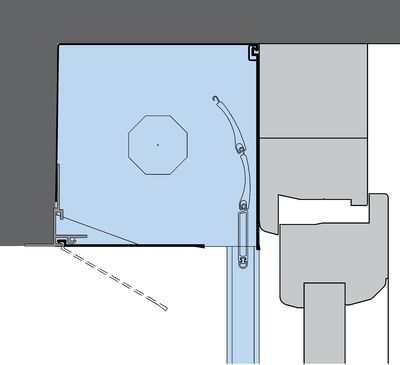 [Translate to Nederlands:] Systemaufbau: Vorbau Rollladen mit rollgeformtem Kasten, Putzträger gerade